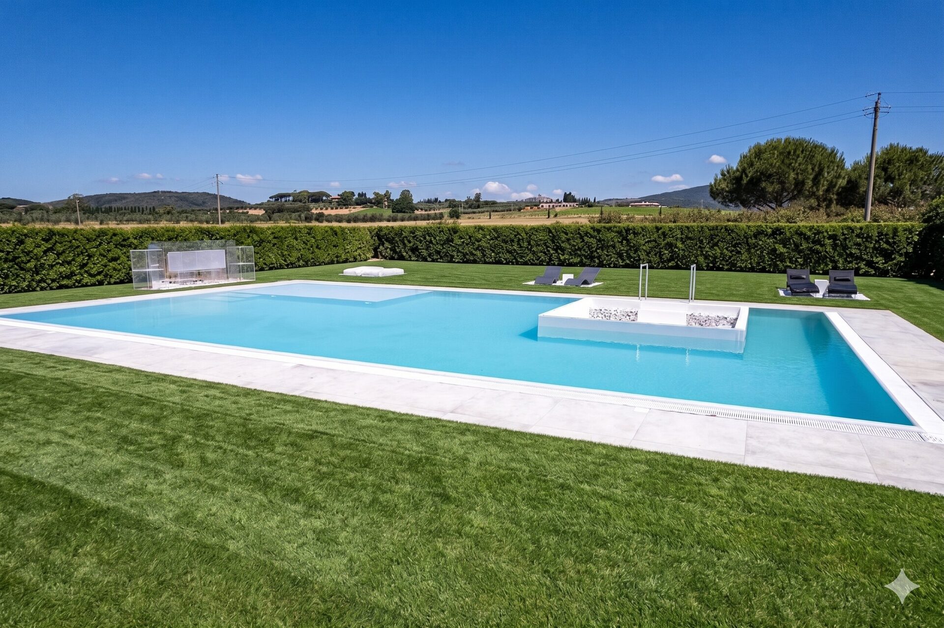 Piscina con vista panoramica