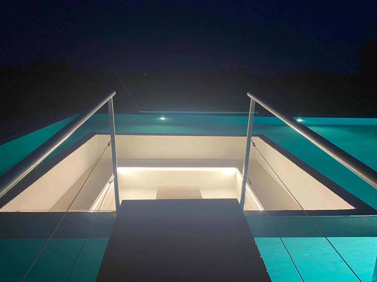 Piscina notte